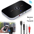 Yunnyp Bluetooth Transmitter Receiver - Bluetooth 5.0 Transmitter for TV, Wireless Audio Adapter for Home Stereo, Headphones, Speakers, Home Theater, TV, PC, Car