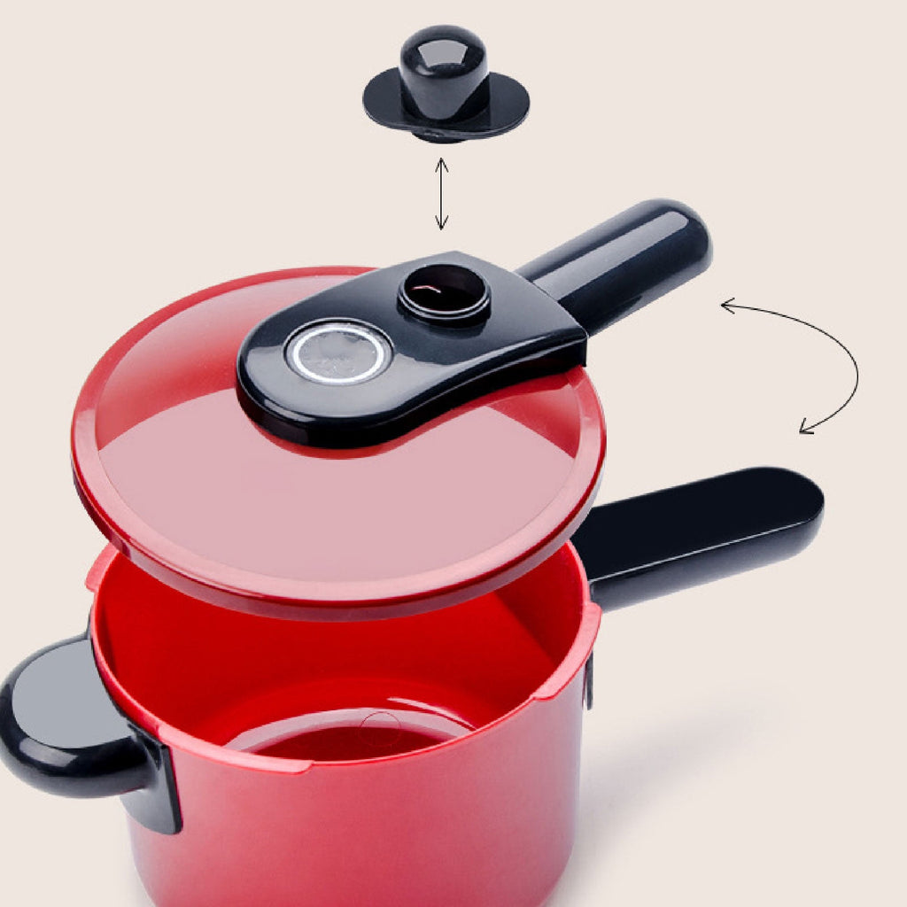 51pcs Kitchen Cooking Toy Set Kids Pretend Play Toy Simulation Kitchen Utensils Food Cookware Pot Pan