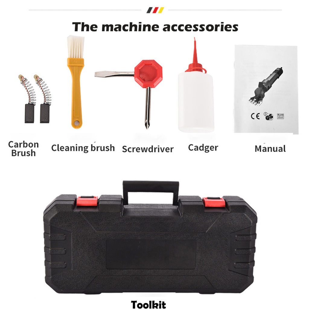 Petyoung 900W Electric Sheep Shears, 6-Speed Professional Grooming Clippers for Thick Coat Animals, Cats, Dogs, Pets