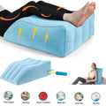 Yunnyp Inflatable Leg Rest, Leg Wedge Pillow for Raising Legs and Kneehelps Relieve Edema - Improves Blood Circulation, Light and Portable