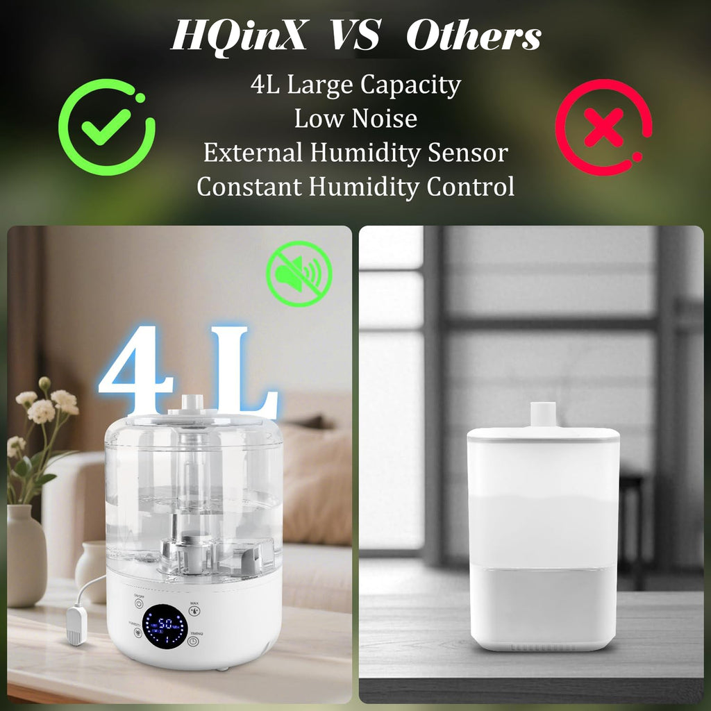 Petyoung Reptile Humidifier, 4L Reptile Fogger with Humidity Control Sensor, Timer & 3 Adjustable M