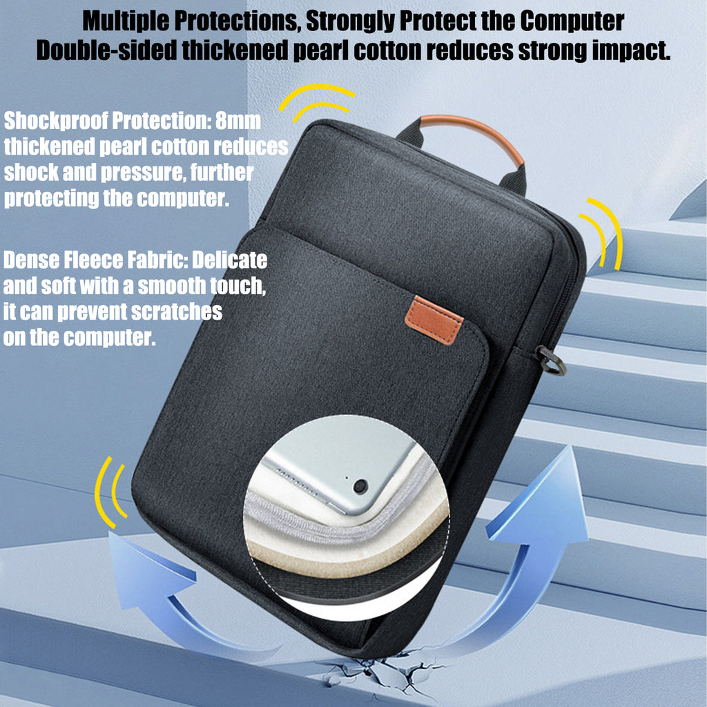 Petyoung 9-11" Tablet Sleeve Bag Case with Shoulder Strap for iPad 10.2 2021-2019, iPad 10th 2022, iPad Air 5/4 10.9, iPad Pro 11 2022-2018, Galaxy Tab S9/S8/A8/A7 2023, Pink