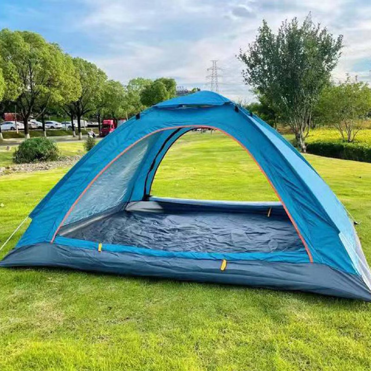 Yolispa 2-3 Person Instant Pop Up Lightweight Camping Tent, Outdoor Easy Set Up Automatic Family Travel Tent,Portable Backpacking Ultralight Waterproof Windproof Anti-UV Sun Shelter Tent