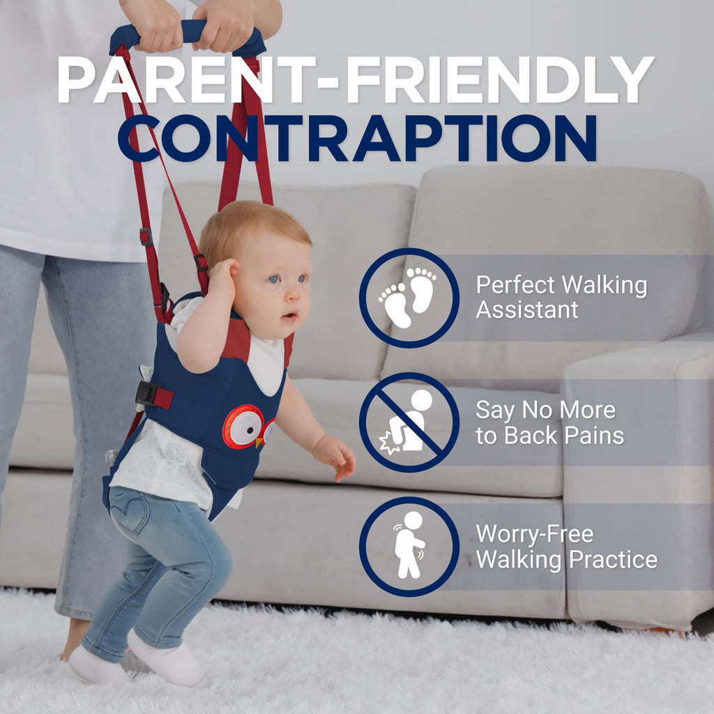 Yunnyp Baby Walking Harness, Handheld Kids Walker Helper - Toddler Infant Walker Assistant Belt Child Learning Walk Support Trainer Tool for 7-24 Month Old