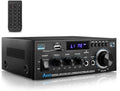 Yolispa Stereo Amplifier Receiver, Wireless Bluetooth Stereo Power Amplifier,AK45 Stereo Audio Amplifier Receiver 2 Channel,HiFi Power Amplifier Home Theater Stereo Receiver for Home Speaker