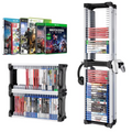 Yolispa Video Game Storage Tower, Universal DVD and Blu-Ray Disks Holder Organizer for 46 Games Storage ABS Stand Compatible with PS5 PS4 Xbox Switch Games Gamer Gifts