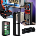 Dekrysova Universal Game Storage Tower – Stores 36pcs Video Game Discs, Game Holder Rack for PS5/ PS4/ PS3/ Xbox Series S, Universal Game Disc Holder